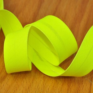 2 m x 20 mm Schrägband NEON-GELBD Bild 3