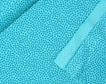 0,5 x 1,47 m DOTTY 100 % Baumwolle COTTON dots türkis Punkte col. 263 Öko-TEX@ A18-1158 Hohenstein