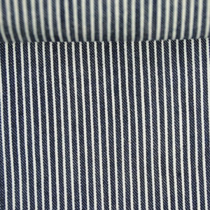 0,5 m STREIFEN-JeansD dunkelblau/weiß Bild 3