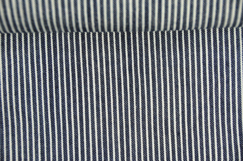 0,5 m STRIPES-JEANS BLUE/white image 3