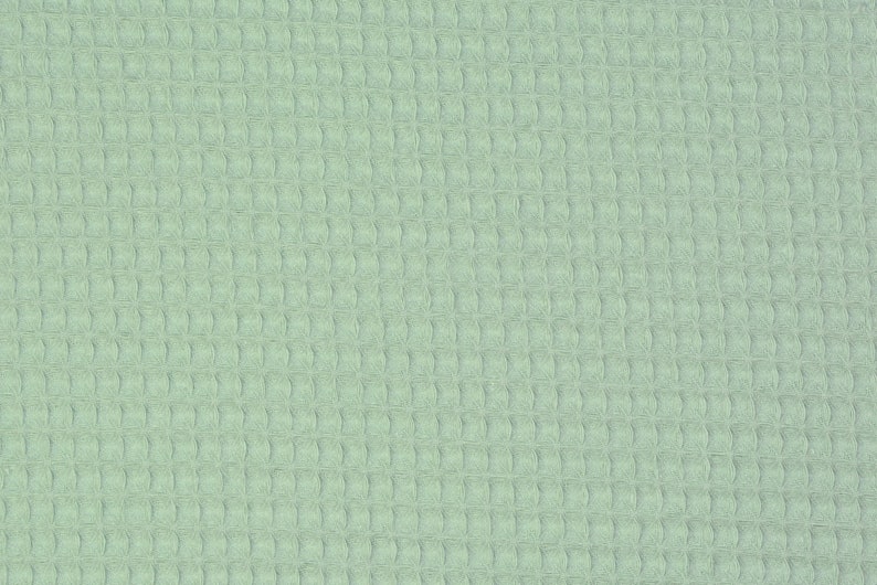 0.5 x 1.52 m NELSON waffle lpique WAFFEL PIQUÉ emerald 100% CO col. 100266 image 5