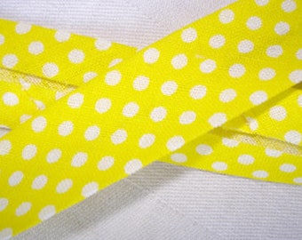 3 m bias binding with white dots