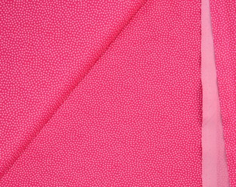 0,5 x 1,47 m DOTTY 100 % Baumwolle COTTON dots pink col. 934 Öko-TEX@ A18-1158 Hohenstein