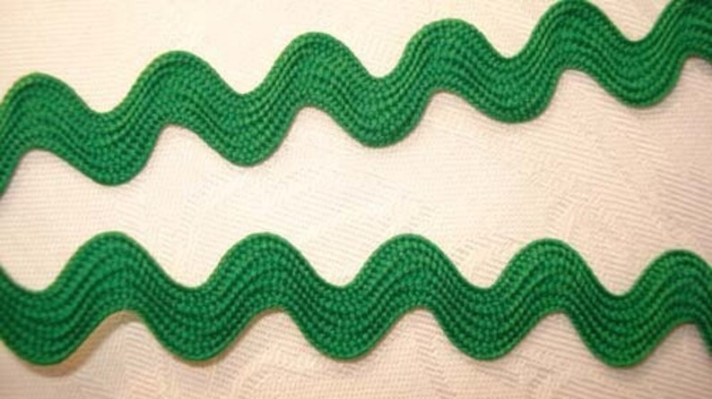 2 m x 13 mm rick rack rickrack green grasgreen image 2