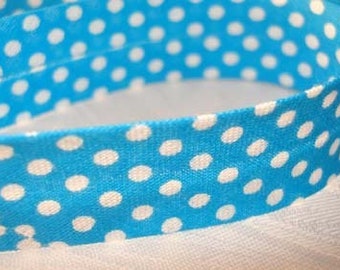 3 m bias binding with white dots