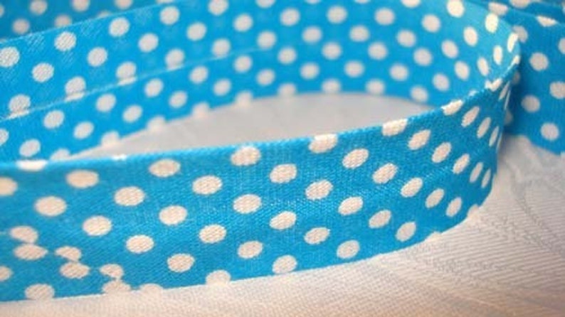 3 m bias binding with white dots image 1