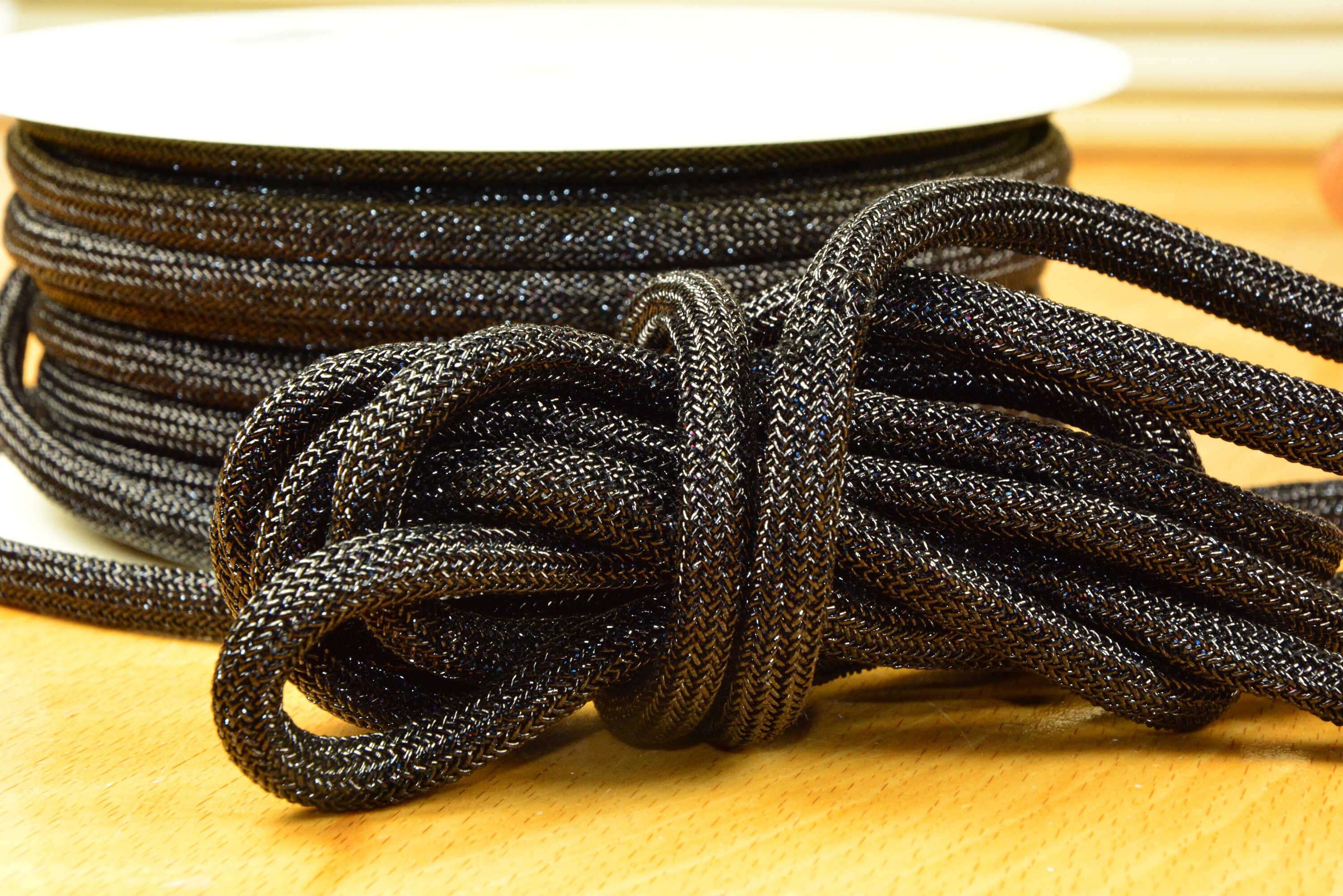 2 M LUREX GLITTER Cordon Black ROPE Cord Etsy Australia