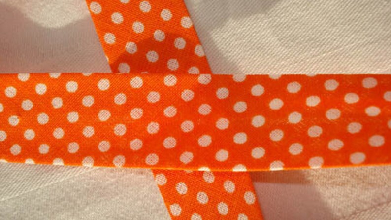 3 m bias binding with white dots image 4