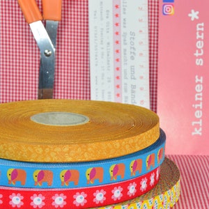 16 m x 8 mm Zackenlitze Bogenlitze im Paket pink/weiß/gelb/orange.. 100 % CO crochet rickrack 1171 Bild 5