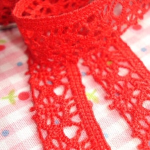 2 m x 14 mm crochet très rouge 100 % PL image 3