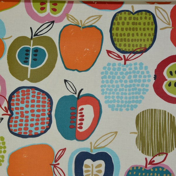 0,25 x 1,1 m oilcloth Wachstuch Laminated APPLE of MY EYE Alexander Henry Apfelwachstuch