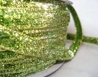 2 m Lurex in green /glitter