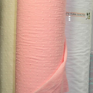 0,5 x 1,35 m FRIEDA BATIST 100 % CO lachs batiste lawn cambric rose Bild 2