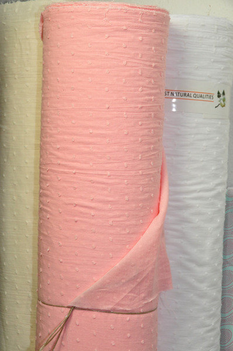 0,5 x 1,35 m FRIEDA BATIST 100 % CO lachs batiste lawn cambric rose Bild 2