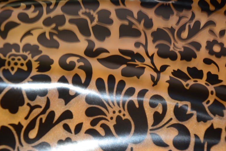 0,5 m plastic sheet 100 % PVC ORNAMENT c/black image 3