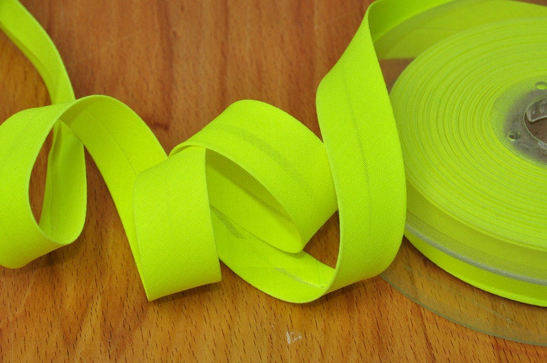 2 m x 20 mm Schrägband NEON-GELBD Bild 4