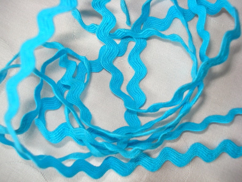 3 m rick rack in turquoise image 3