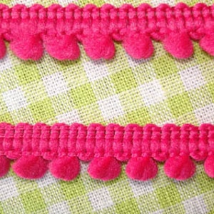 2 m Mini-Pompon in PINK image 3