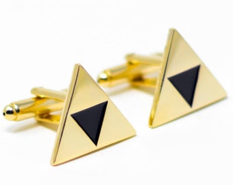 Boutons de manchette Légende de Zelda Triforce