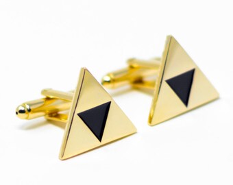 Legend of Zelda Triforce Cufflinks - 18ct gold plated