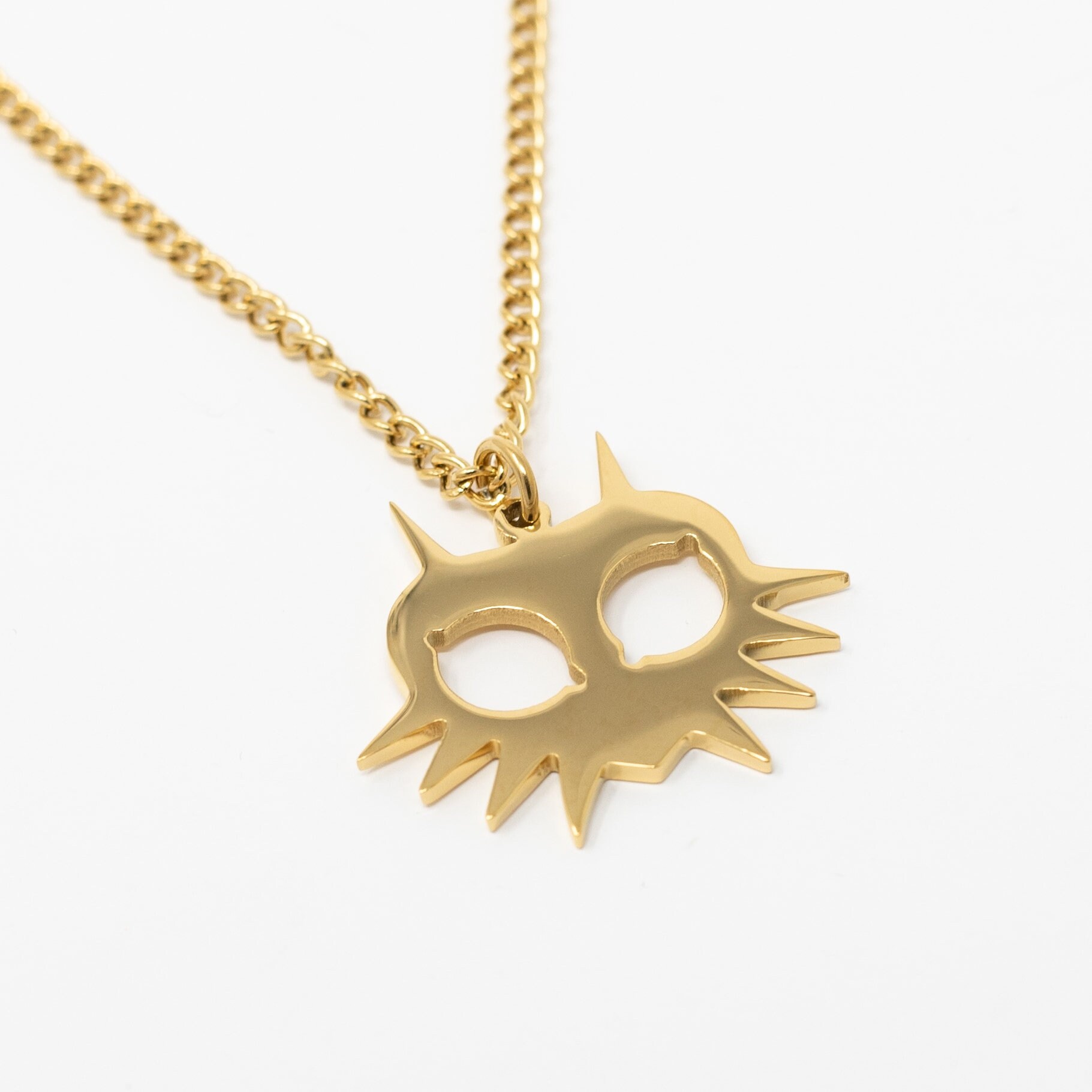 Legend of Zelda Majoras Mask Necklace 18ct Gold Plated - Etsy