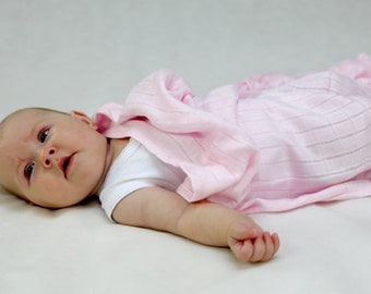 Muslin bamboo baby blanket / Bamboo Swaddle Classic 75x75