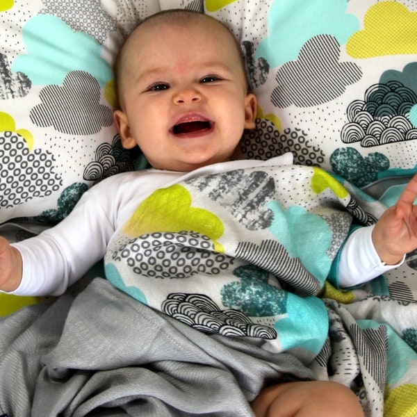 Baby Swaddle Blanket Boy Etsy