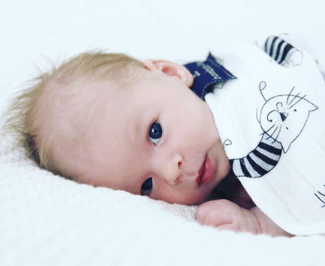 Muslin Bamboo Baby Blanket / Bamboo Swaddle Cats Etsy