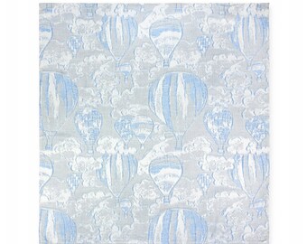 Muslin bamboo baby blanket / Bamboo jacquard swaddle Sky 75x75cm / Swaddling blanket / Muslin Baby Blanket / Baby Blanket blue