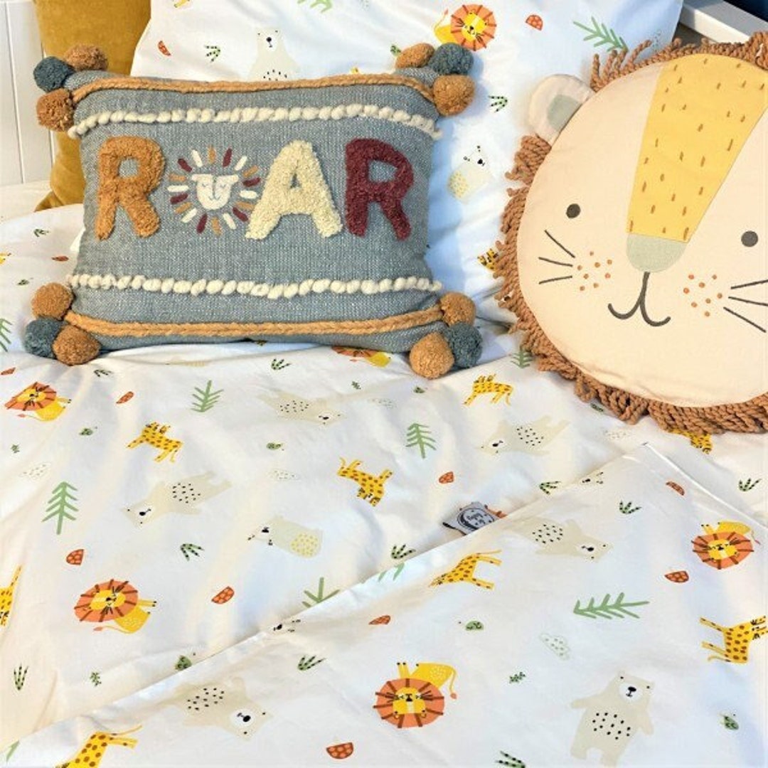 Cotton Baby Bedding Safari / Cot Bedding / Layette for Baby / Bedding
