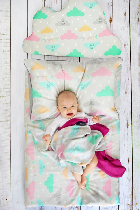 Bambú bebé ropa de cama lluvia / bambú almohada set / cama de | Etsy México