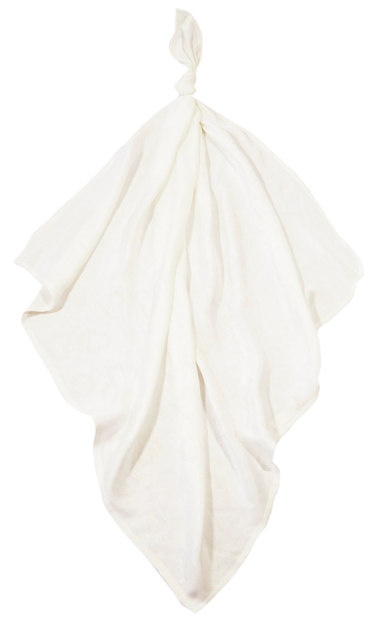 Muslin bamboo baby blanket / Bamboo Swaddle Classic 75x75 image 2