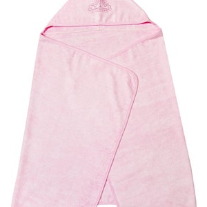 Bambusowy ręcznik z kapturem Mała Księżniczka / Ręcznik dla dziewczynki / Bambusowy ręcznik dla dziewczynki / Prezent dla dziewczynki zdjęcie 3