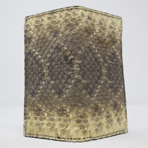 Cartera larga con diseño de serpiente de cascabel Diamondback