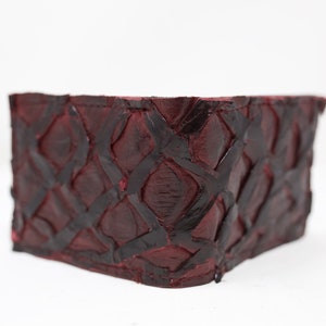 Rara cartera de pescado Pirarucu