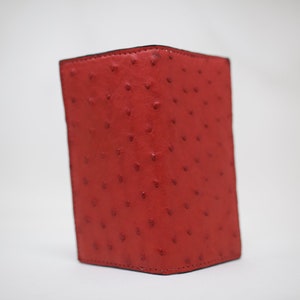 Cartera larga de avestruz