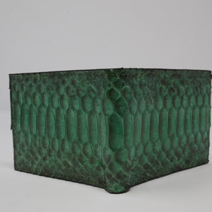 Cartera Serpiente Esmaltada Verde Esmeralda