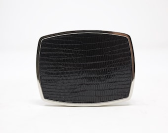 Hebilla de cinturón de lagarto, hebilla de cinturón exótica, (1,5'') hebilla western extraíble