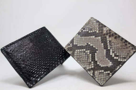 Snake Leather Wallet, Exotic Wallet, Handmade Wallet, Luxury Wallet, Personalized Wallet, Snake Skin, Snake Wallet