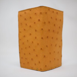 Cartera larga de avestruz