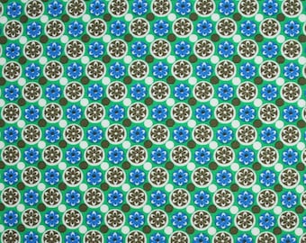 Stoff Retro Blumen, Retrostoff Blumen, Stoff Blumen, Stoffe Retro, Stoff Patchwork