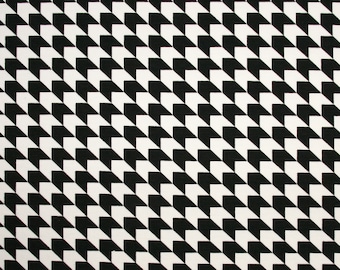 Jersey Stoff schwarz-weiß, Jersey Stoff geometrisches Muster