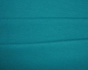 Bündchen petrol, Bündchen türkis, Bündchen gerippt, Bündchen Stoff, Strickschlauch