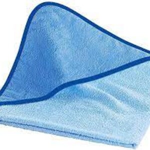 Hooded towel, hooded towel for babies with name and seals blau/hellblau