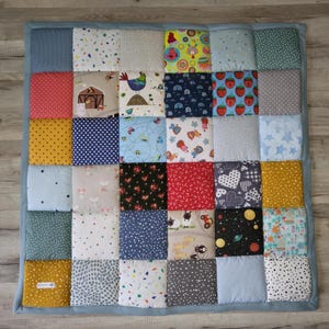 Patchwork blanket in different designs
