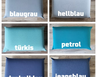 Kissenbezug für Reisekissen in vielen unterschiedlichen Farben, dehnbar