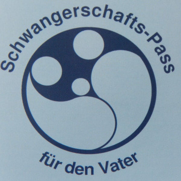 Schwangerschafts-Pass für Vater incl. Schutzhülle