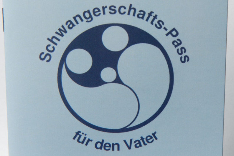 Schwangerschafts-Pass für Vater incl. Schutzhülle image 1