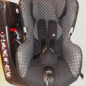 Cover replacement cover for Maxi-Cosi-Axiss black with white stars