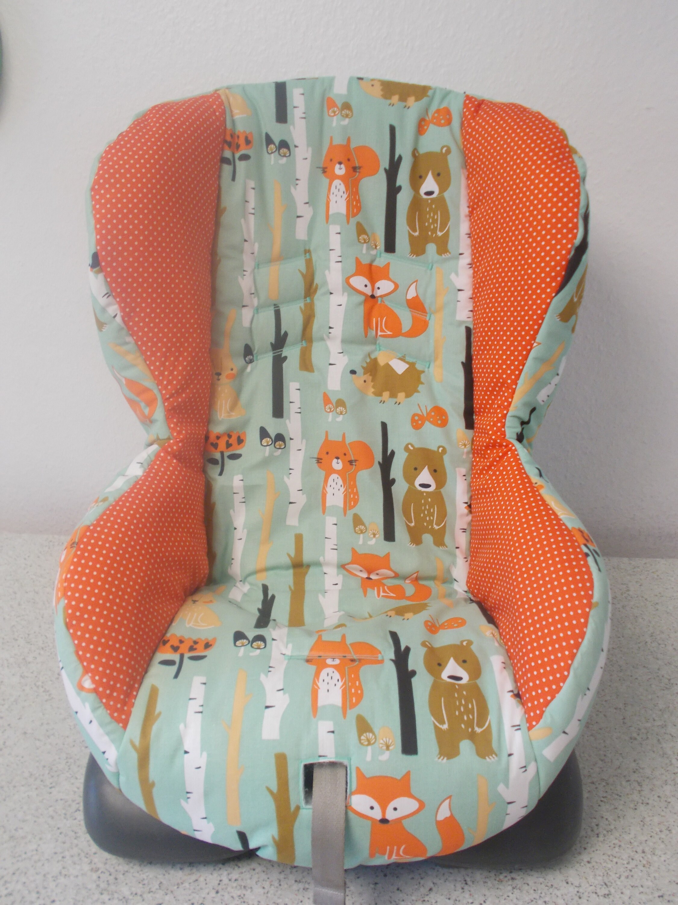 Cover, replacement Maxi-Cosi-Priori, XP, SPS, Römer Lord and other seats mint with animals
